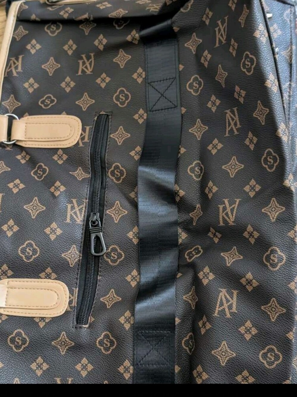 Monogram Travel Weekender Bag in Brown - Picture 4 of 8
